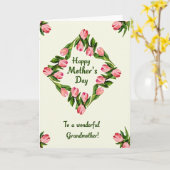 Moederdag Kranskaart Bloesem Kaart (Gele Bloem)