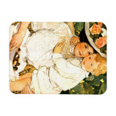 Moederdag kunstgeschenk magneet (Horizontaal)