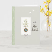 Moederdag Kunstkaart van New Sprouts Kaart (Gele Bloem)