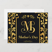 Moederdag Label Briefkaart (Voorkant / Achterkant)