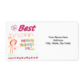 Moederdag labels (Voorkant)