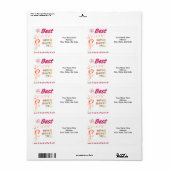 Moederdag labels (Full Sheet)