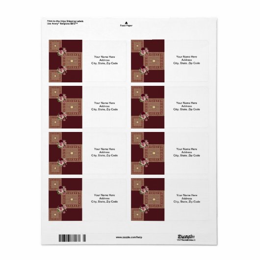 Moederdag labels (Full Sheet)