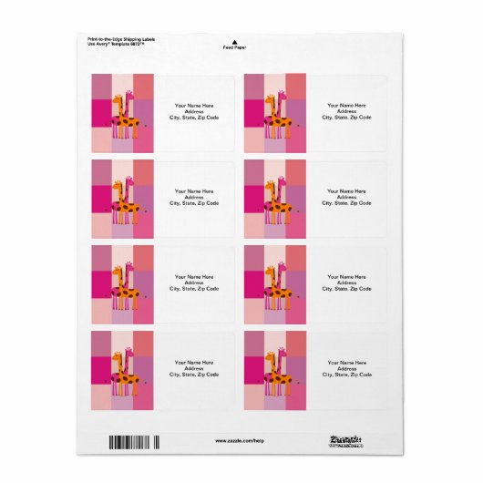 Moederdag labels (Full Sheet)