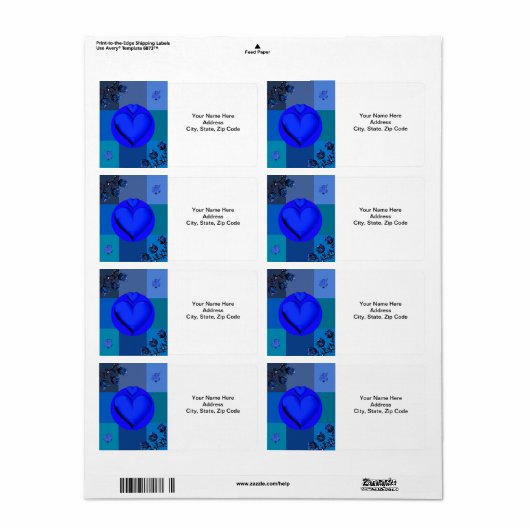 Moederdag labels (Full Sheet)