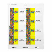 Moederdag labels (Full Sheet)