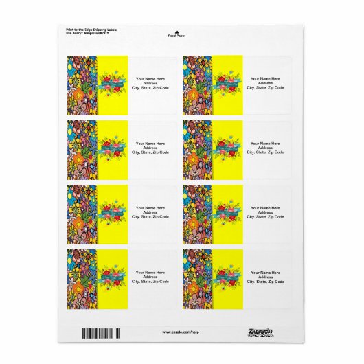 Moederdag labels (Full Sheet)