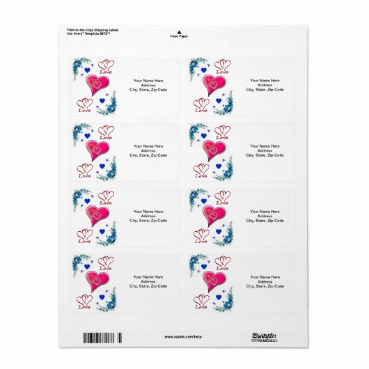 Moederdag labels (Full Sheet)