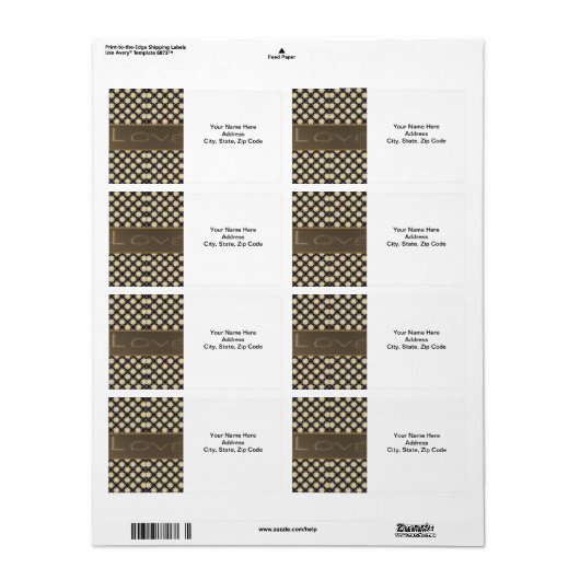 Moederdag labels (Full Sheet)