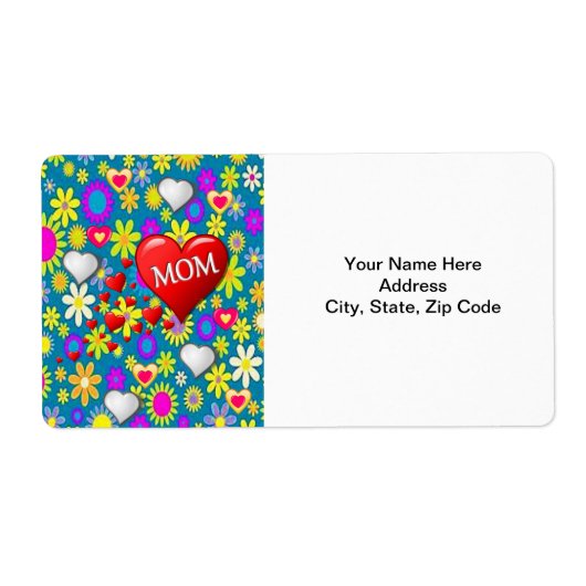 Moederdag labels (Voorkant)