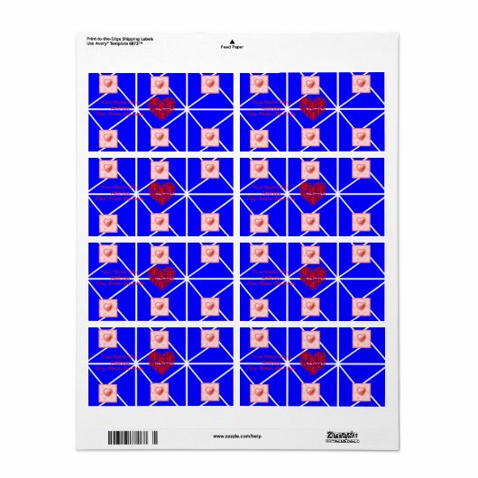 Moederdag labels (Full Sheet)