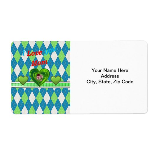 Moederdag labels (Voorkant)