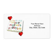 Moederdag labels (Voorkant)