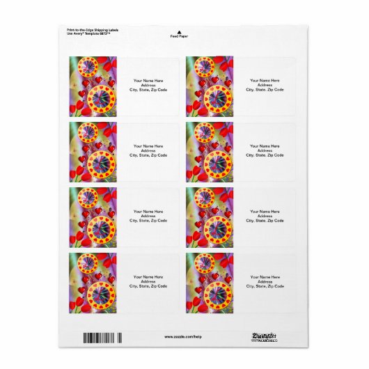 Moederdag labels (Full Sheet)