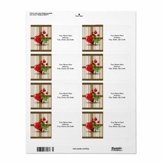 Moederdag labels (Full Sheet)