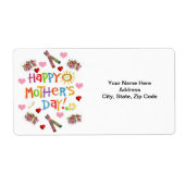 Moederdag labels (Voorkant)