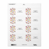 Moederdag labels (Full Sheet)