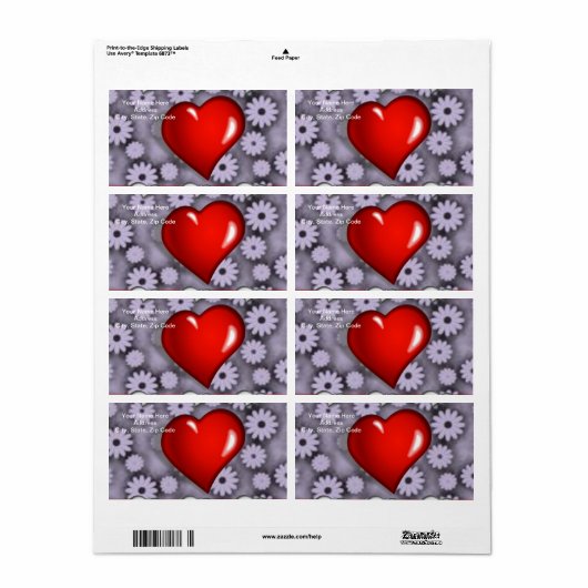 Moederdag labels (Full Sheet)