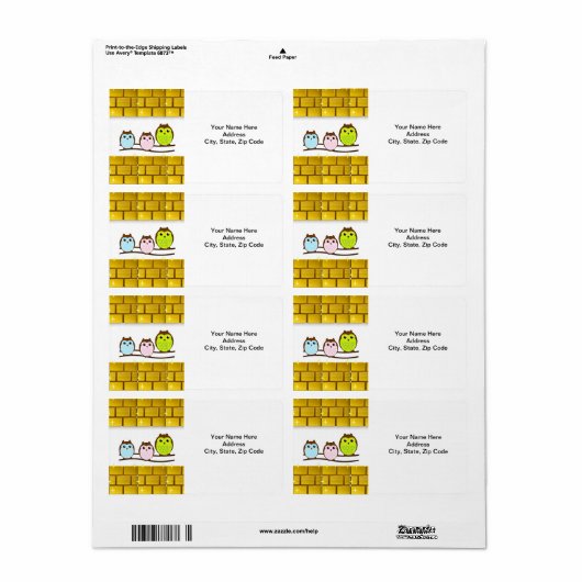 Moederdag labels (Full Sheet)