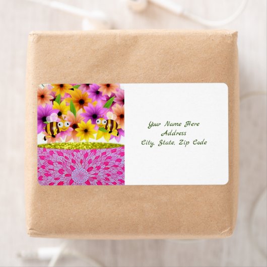 Moederdag labels Bumblebee (Insitu)