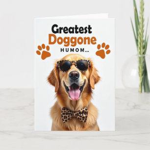 Moederdag Lachkaart Gouden Hond Kaart