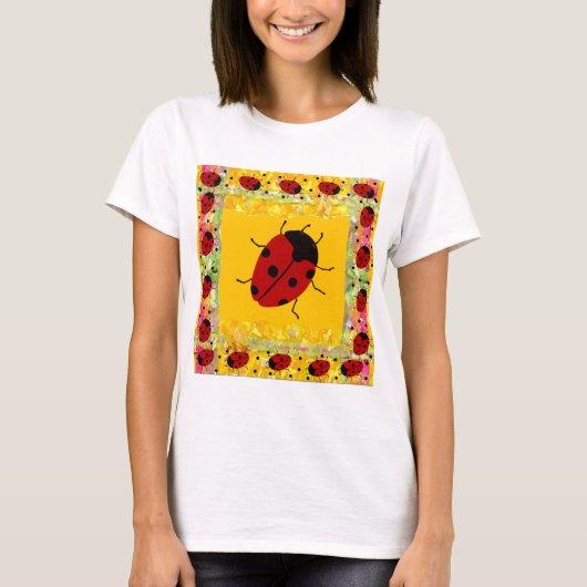 Moederdag Ladybugs T-shirt (Voorkant)