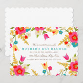 Moederdag Landbloemen Kaart (Voorkant / Achterkant)