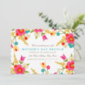 Moederdag Landbloemen Kaart (Staand voorkant)