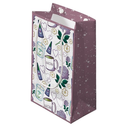 Moederdag Lavendel Klein Cadeauzakje (Voorkant Gekanteld)