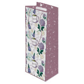 Moederdag Lavendel Wijn Cadeautas (Achterkant Gekanteld)