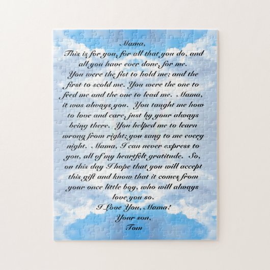 Moederdag Legpuzzel (Verticaal)