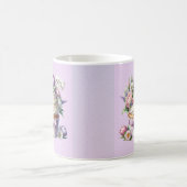 Moederdag lekkere cupcake met bloemetjes koffiemok (Center)