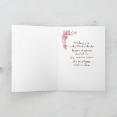 Moederdag Lente Kersenbloesems Vogels  Feestdagen Kaart (Binnen)