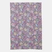 Moederdag Lentetuin Chrysanthemum Mum Japan Theedoek (Verticaal)