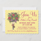 Moederdag leraar waardering Brunch Flowers Kaart (Voorkant)
