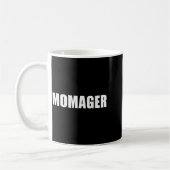 Moederdag leven grappig mamager koffiemok (Links)