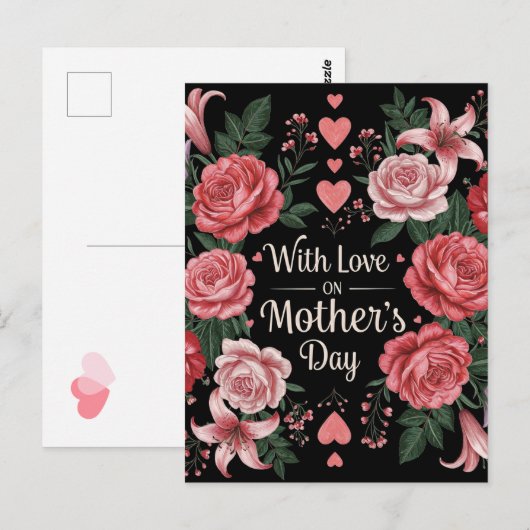 Moederdag Liefde Briefkaart (Voorkant / Achterkant)