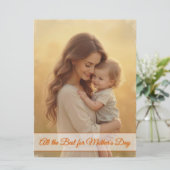 Moederdag Liefde – Een Moment van Pure Gelukzaligh (Staand voorkant)