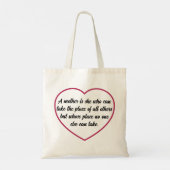 Moederdag Liefde Foto Collage Tote Bag (Achterkant)