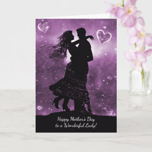 Moederdag Liefde Romantiek met Dansend Paar Kaart