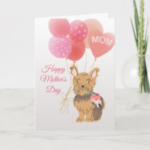 Moederdag Liefde van je lieve Yorkie hond