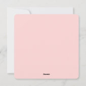 Moederdag liefdes harten feestdagenkaart (Achterkant)