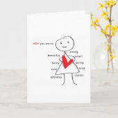 Moederdag-liefdeskaart Kaart (Gele Bloem)