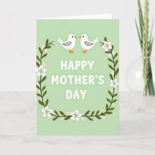 Moederdag Liefdesvogelkaart Kaart
