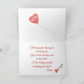 Moederdag Liefs van je Poodshond Kaart (Binnen)