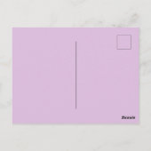 Moederdag Lila Briefkaart (Achterkant)