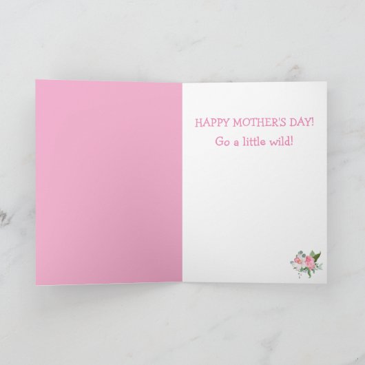 Moederdag Llama Funny Feestdagen Kaart (Binnen)