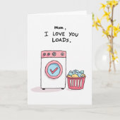 Moederdag Loads Kaart (Gele Bloem)