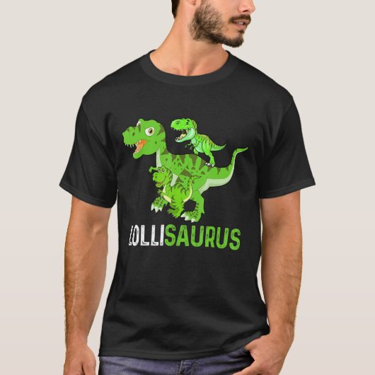 Moederdag Lollisaurus T rex Dinosaur Funny Loll T-shirt (Voorkant)