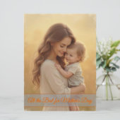 Moederdag Love - Een moment van pure vreugde (Staand voorkant)